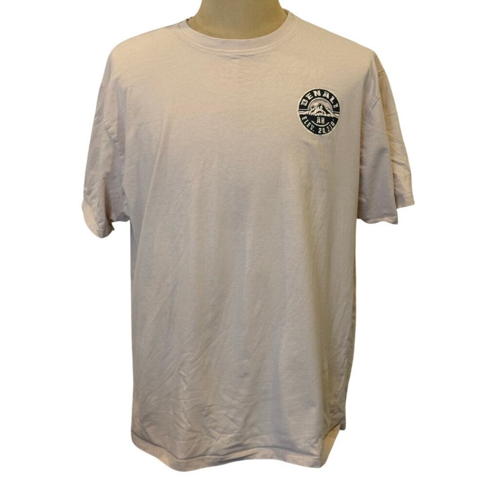 Denali Alaska Tan T-Shirt Tee Top Unisex XL